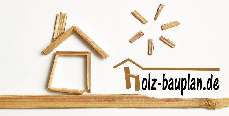 Logo mit einem Gartenhaus aus Holz