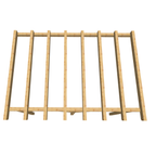 Bauplan Anlehn-Carport 10 3D-Draufsicht