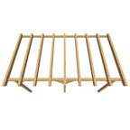 Bauplan Anlehn-Carport 1 3D-Draufsicht