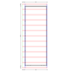 Bauplan Anlehn-Carport 6 Draufsicht mit Bemaßung