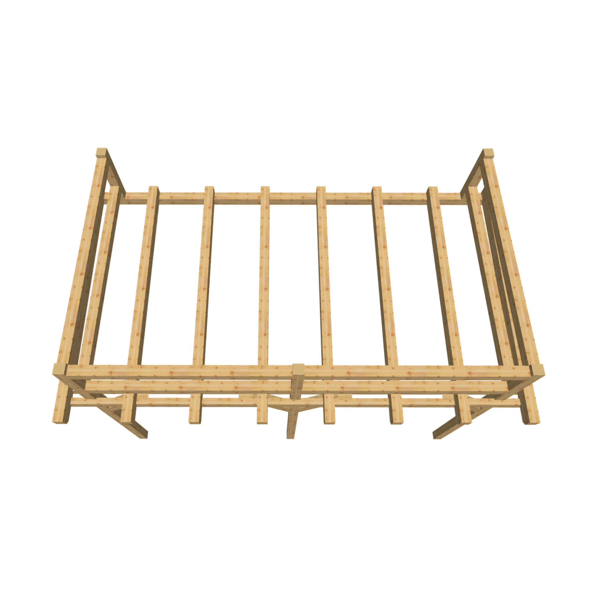 Bauplan Balkon 1 3D-Draufsicht