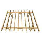 Bauplan Carport Flachdach 11 3D-Draufsicht