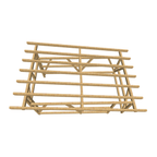 Bauplan Carport Flachdach 15 3D-Draufsicht