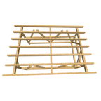 Bauplan Carport Flachdach 2 3D-Draufsicht