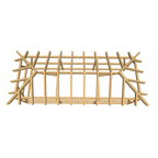 Bauplan Carport Walmdach 8 3D-Draufsicht