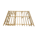 Bauplan Carport mit Geräteschuppen 6 3D-Draufsicht