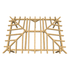 Bauplan Doppel-Carport-Walmdach 6 3D-Draufsicht