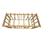 Bauplan Gartenhaus 20 3D-Draufsicht