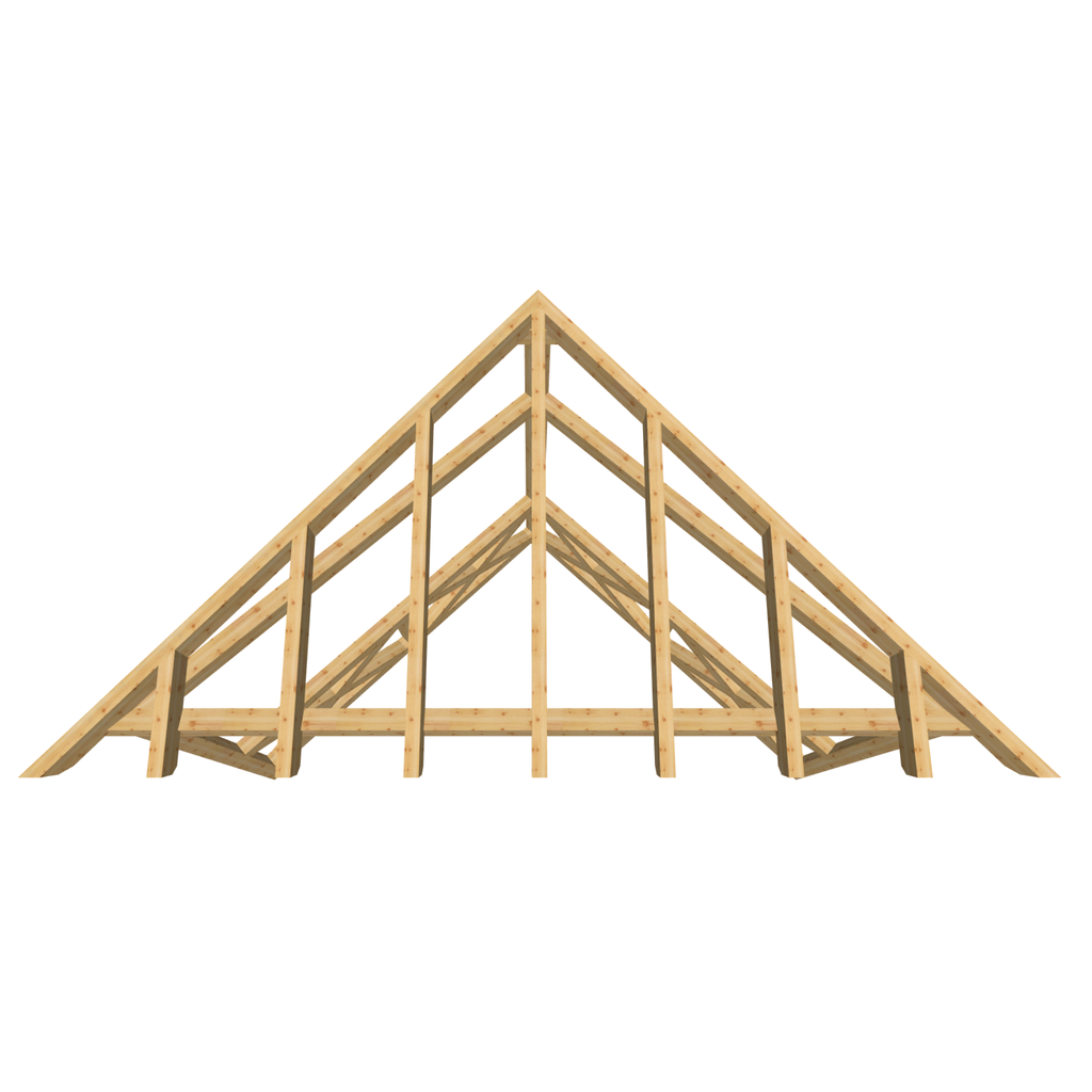 Bauplan Gartenlaube 6 3D-Draufsicht