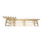 Bauplan Holzlege 3 3D-Frontansicht