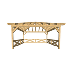 Bauplan Pavillon Walmdach 15 3D-Frontansicht