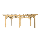 Bauplan Pavillon Walmdach 19 3D-Frontansicht