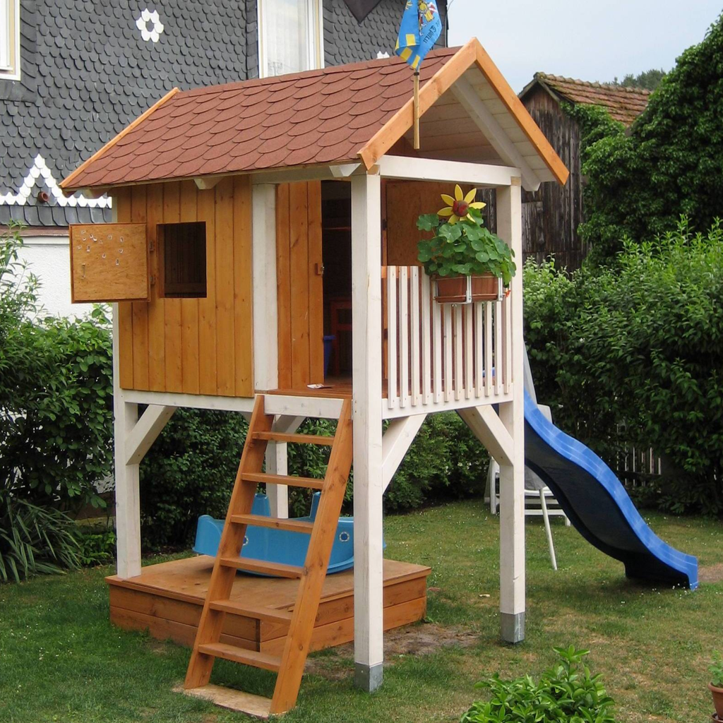 Bauplan Spielturm 7 fertiger Turm