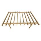 Bauplan Wand-Pergola 10 3D-Draufsicht