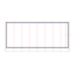 Bauplan Wand-Pergola 3 Draufsicht mit Bemaßung
