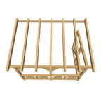 Bauplan Wand-Pergola 4 3D-Draufsicht