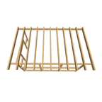 Bauplan Wand-Pergola 8 3D-Draufsicht