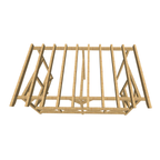 Bauplan Wand-Pergola 9 3D-Draufsicht